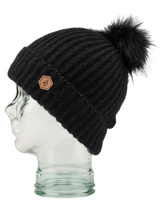 Volcom V.Co Lyra Beanie - Black Beanies - Trojan Wake Ski Snow