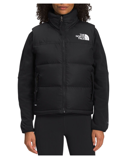 The North Face Women's 1996 Retro Nuptse Vest - Recycled Tnf Black Jackets - SnowSkiersWarehouse