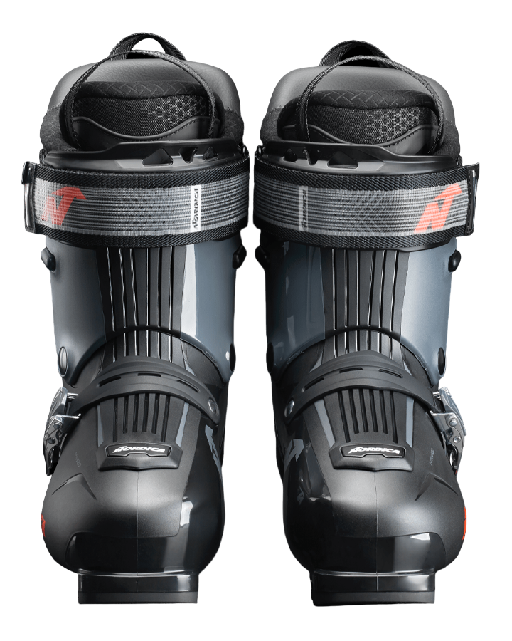 Nordica HF Pro 120 Ski Boots  - Black/Red Snow Ski Boots - Trojan Wake Ski Snow