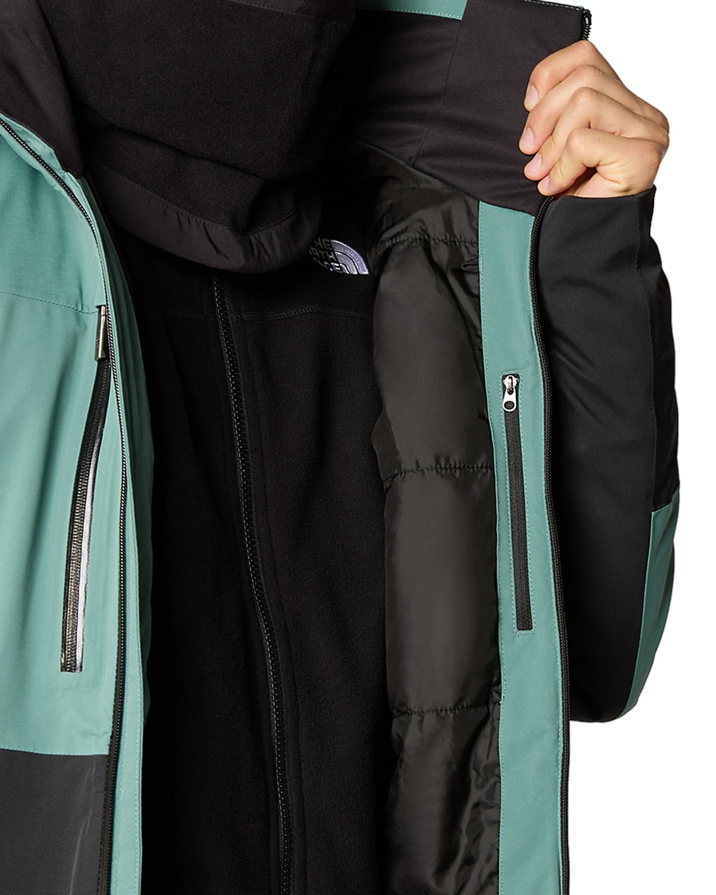 The North Face Men's Chakal Snow Jacket - Dark Sage / Tnf Black