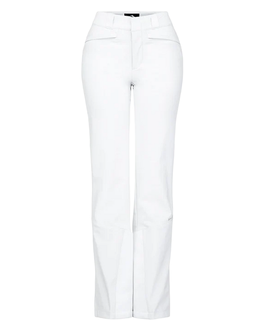 Spyder Orb Women's Shell Pant - White - 2023 Women's Snow Pants - SnowSkiersWarehouse