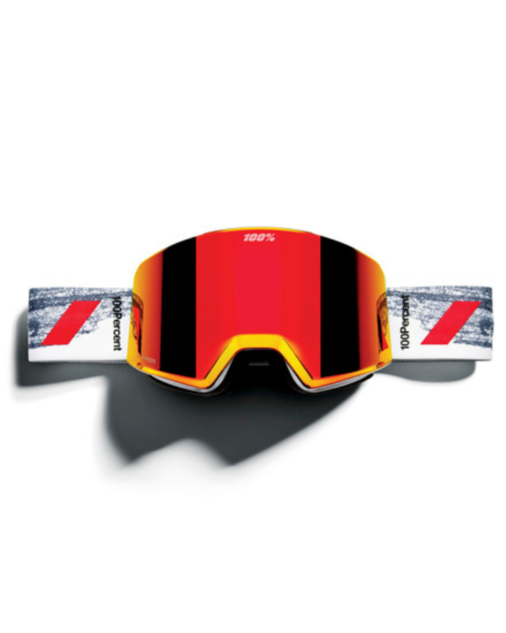 100% Norg HiPER Snow Goggles - Badlands / Red Mirror - 2023 Snow Goggles - Trojan Wake Ski Snow