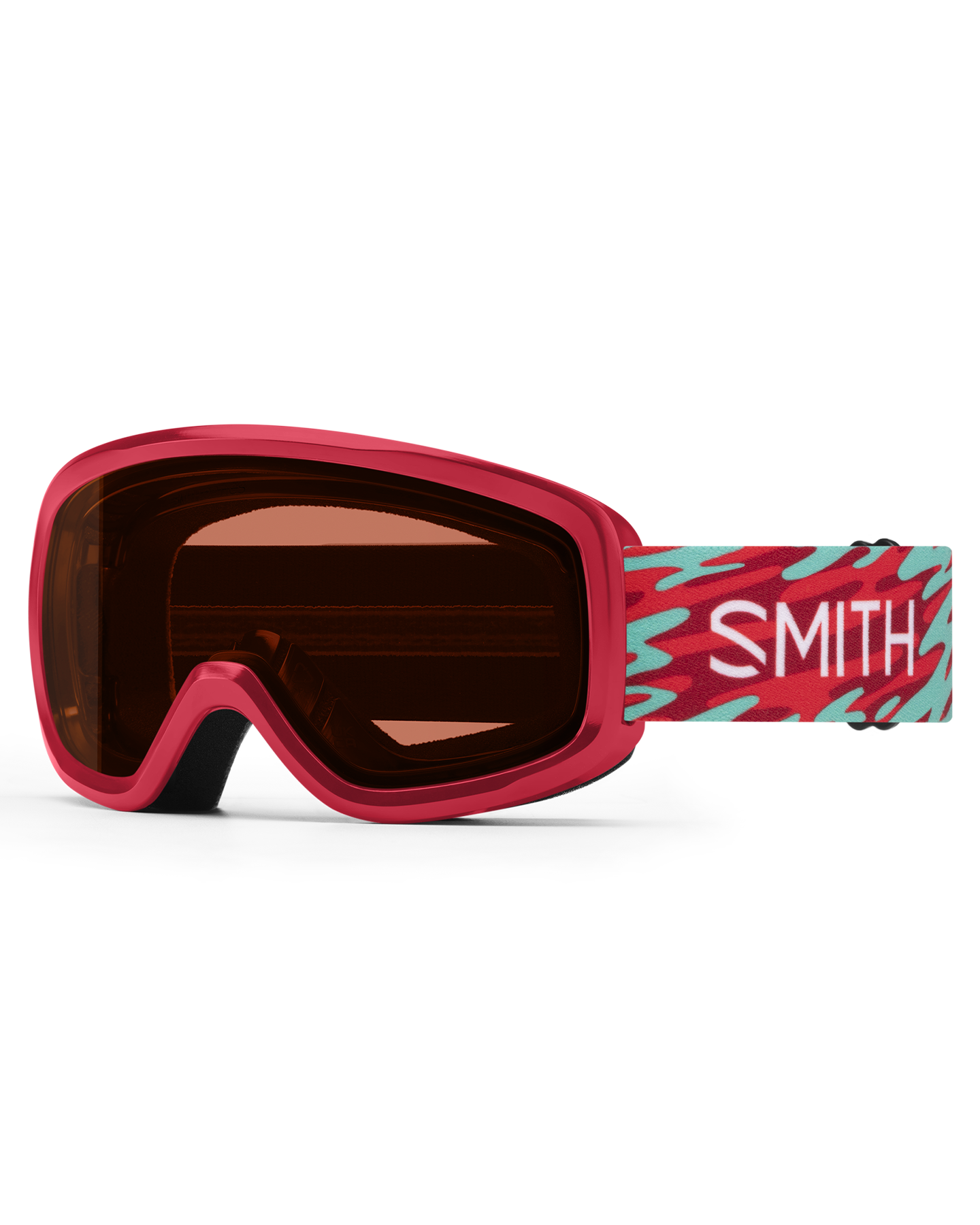 Smith Snowday - Crimson Swirled W/ Rc36 Snow Goggles - Kids - SnowSkiersWarehouse
