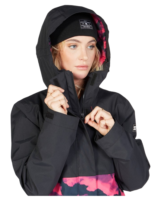DC Cruiser Women's Snow Jacket - Crazy Pink Clouds - 2023 Women's Snow Jackets - SnowSkiersWarehouse