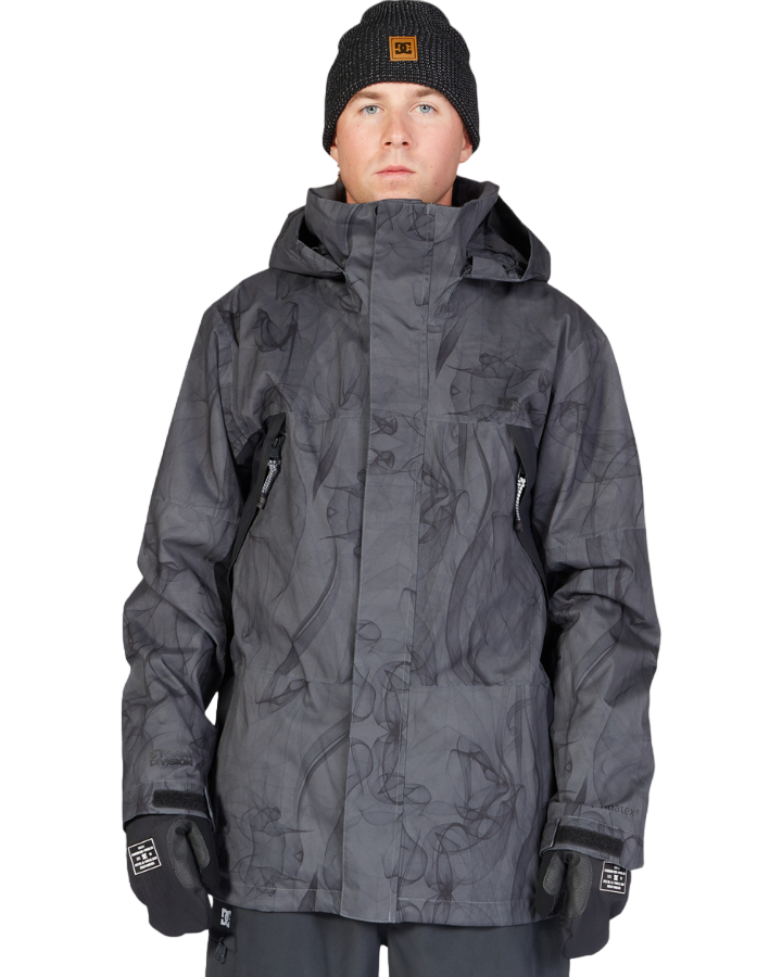 DC Command 45K Snow Jacket - Smoke Dark Shadow - 2023 Snow Jackets - Trojan Wake Ski Snow