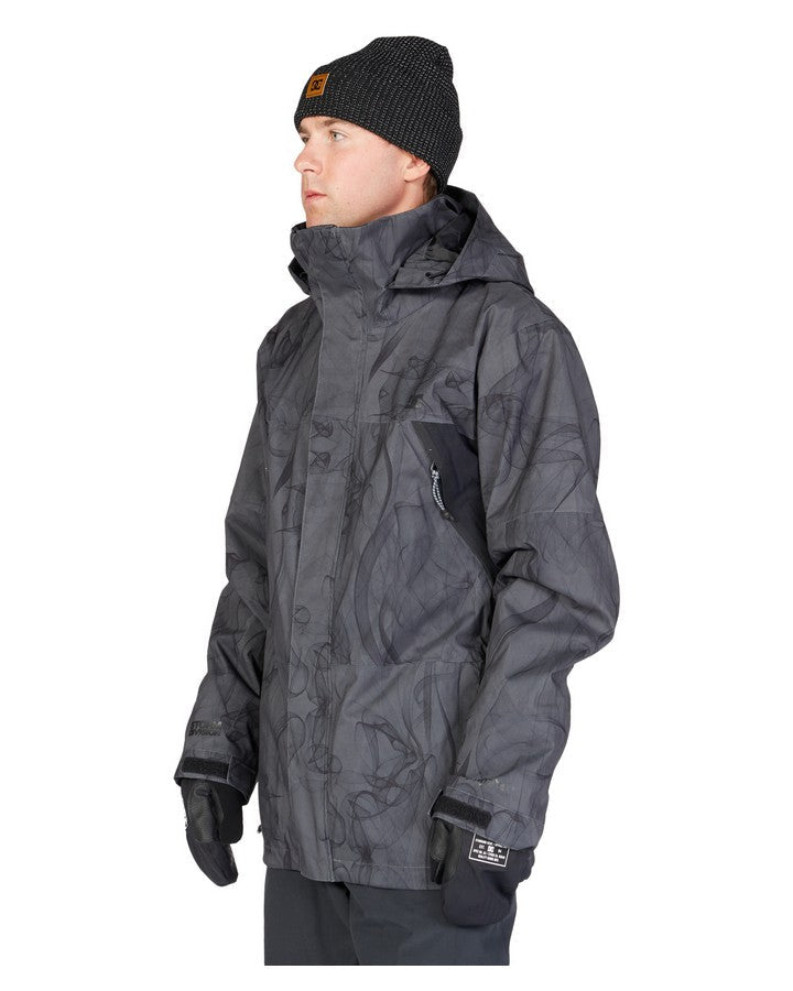 DC Command 45K Snow Jacket - Smoke Dark Shadow - 2023 Snow Jackets - Trojan Wake Ski Snow