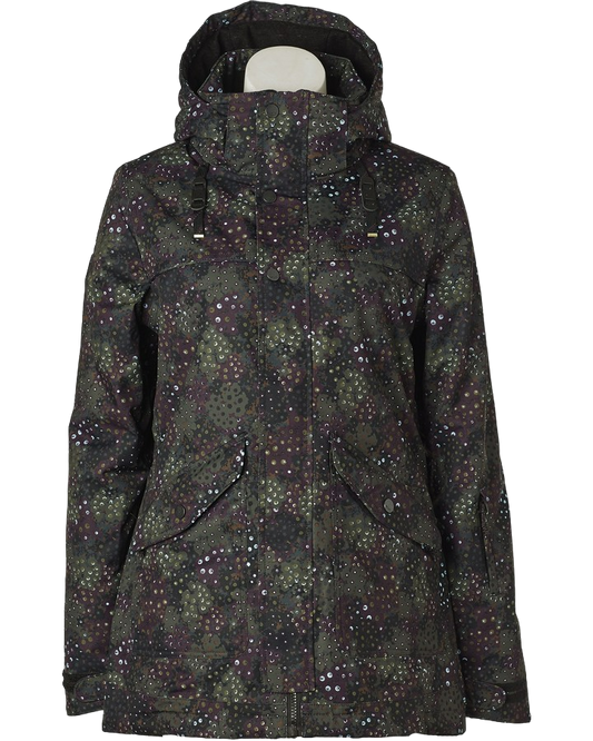 Rojo Aster Jacket - Acacia Camo Women's Snow Jackets - Trojan Wake Ski Snow