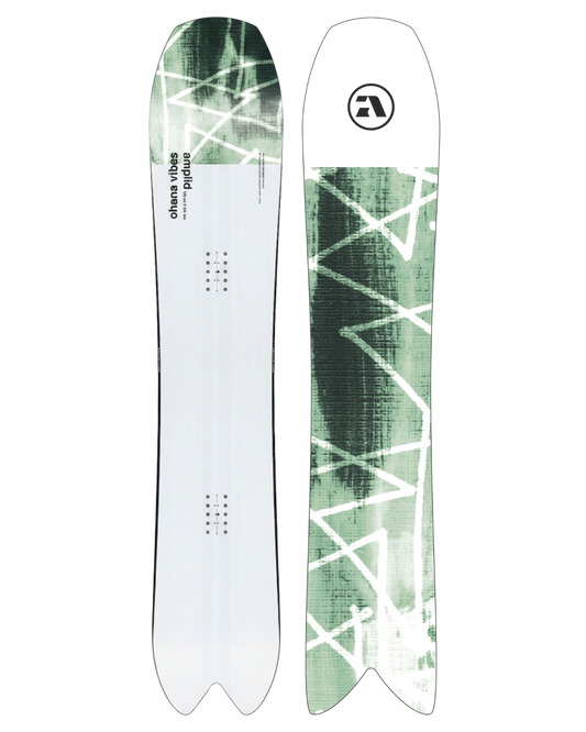 Amplid Ohana Vibes Snowboard - 2027 Unisex Snowboards - Trojan Wake Ski Snow