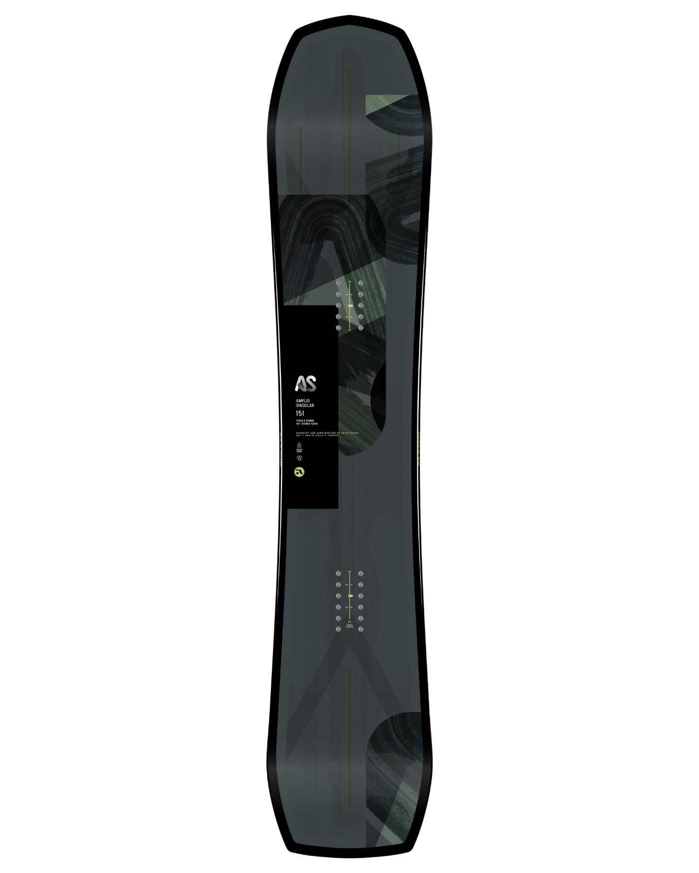 Amplid Singular Snowboard - 2027 Unisex Snowboards - Trojan Wake Ski Snow