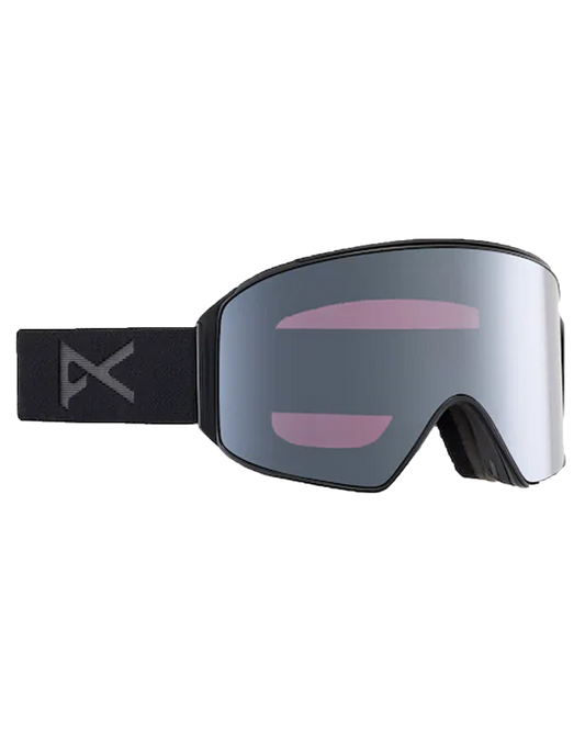 Anon M4 Cylindrical Low Bridge Snow Goggles + Bonus Lens + Mfi® Face Mask - Smoke/Perceive Sunny Onyx Lens