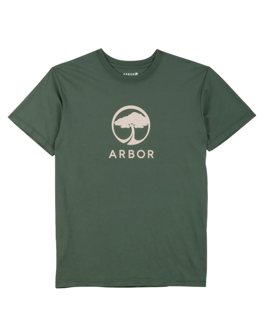 Arbor Landmark Tee - Hunter Green Shirts & Tops - Trojan Wake Ski Snow