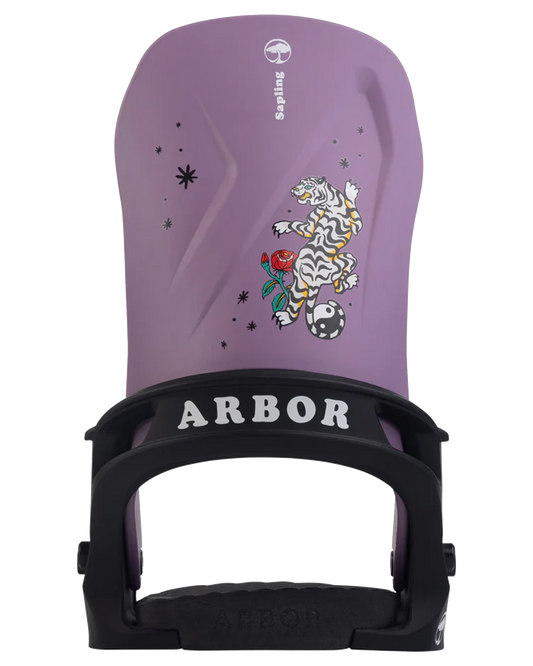 Arbor Sapling Kids' Snowboard Bindings - 2025 Snowboard Bindings - Trojan Wake Ski Snow