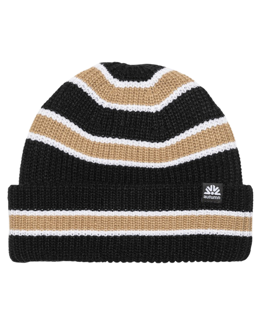 Autumn Slacker Beanie - Black Unisex Beanies - Trojan Wake Ski Snow