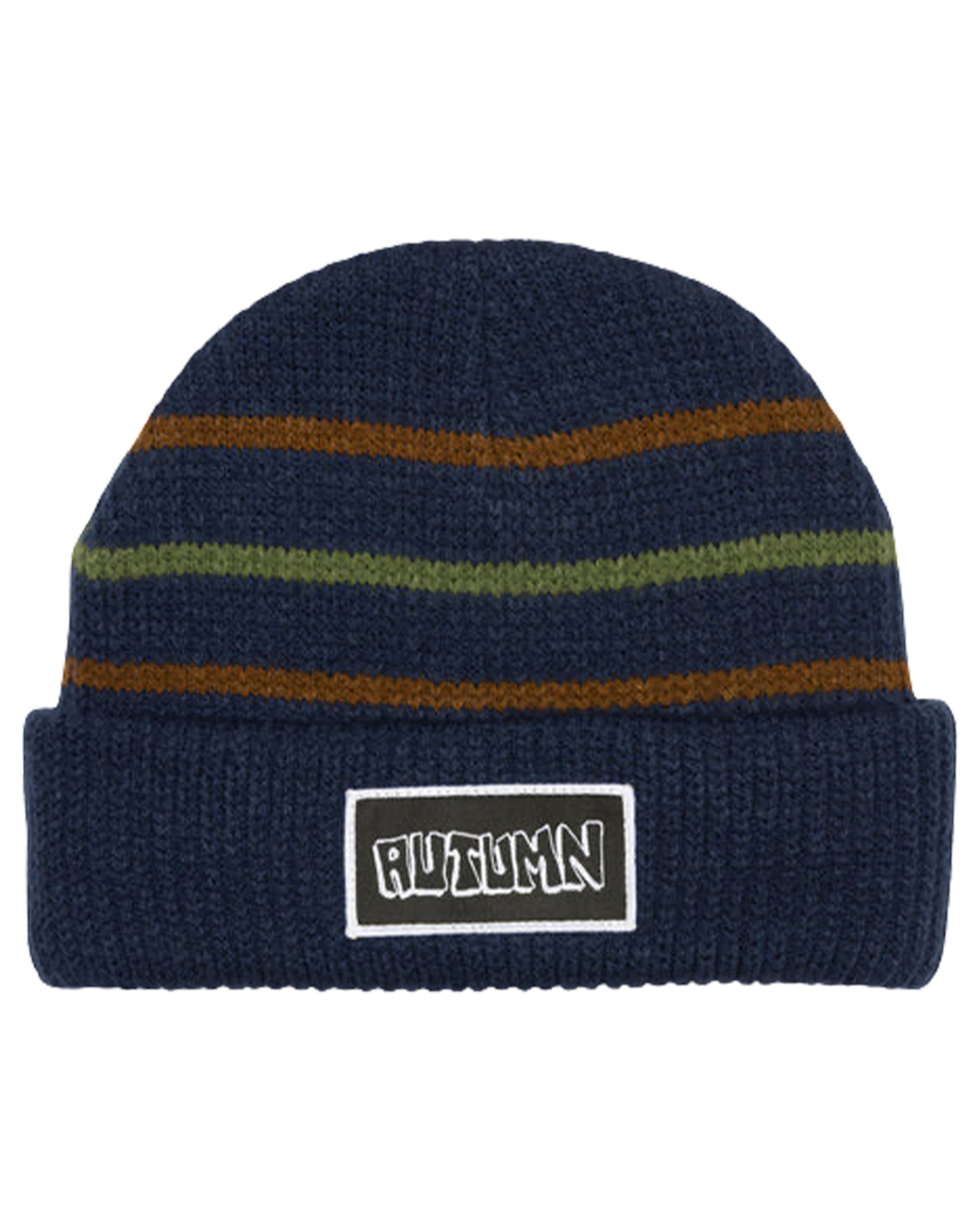 Autumn Vintage Beanie - Navy Unisex Beanies - Trojan Wake Ski Snow