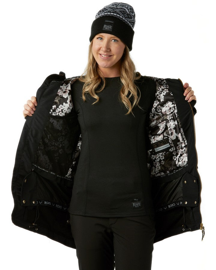 Rojo Bridie Jacket - True Black Snow Jackets - Trojan Wake Ski Snow