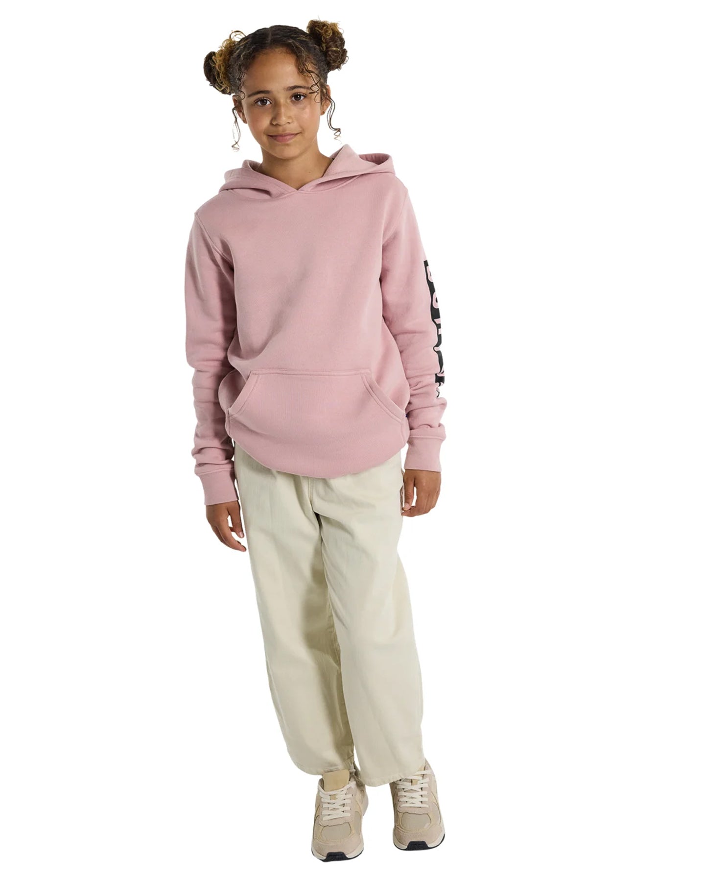 Burton Kids' Elite Pullover Hoodie - Powder Blush Hoodies & Sweatshirts - Trojan Wake Ski Snow