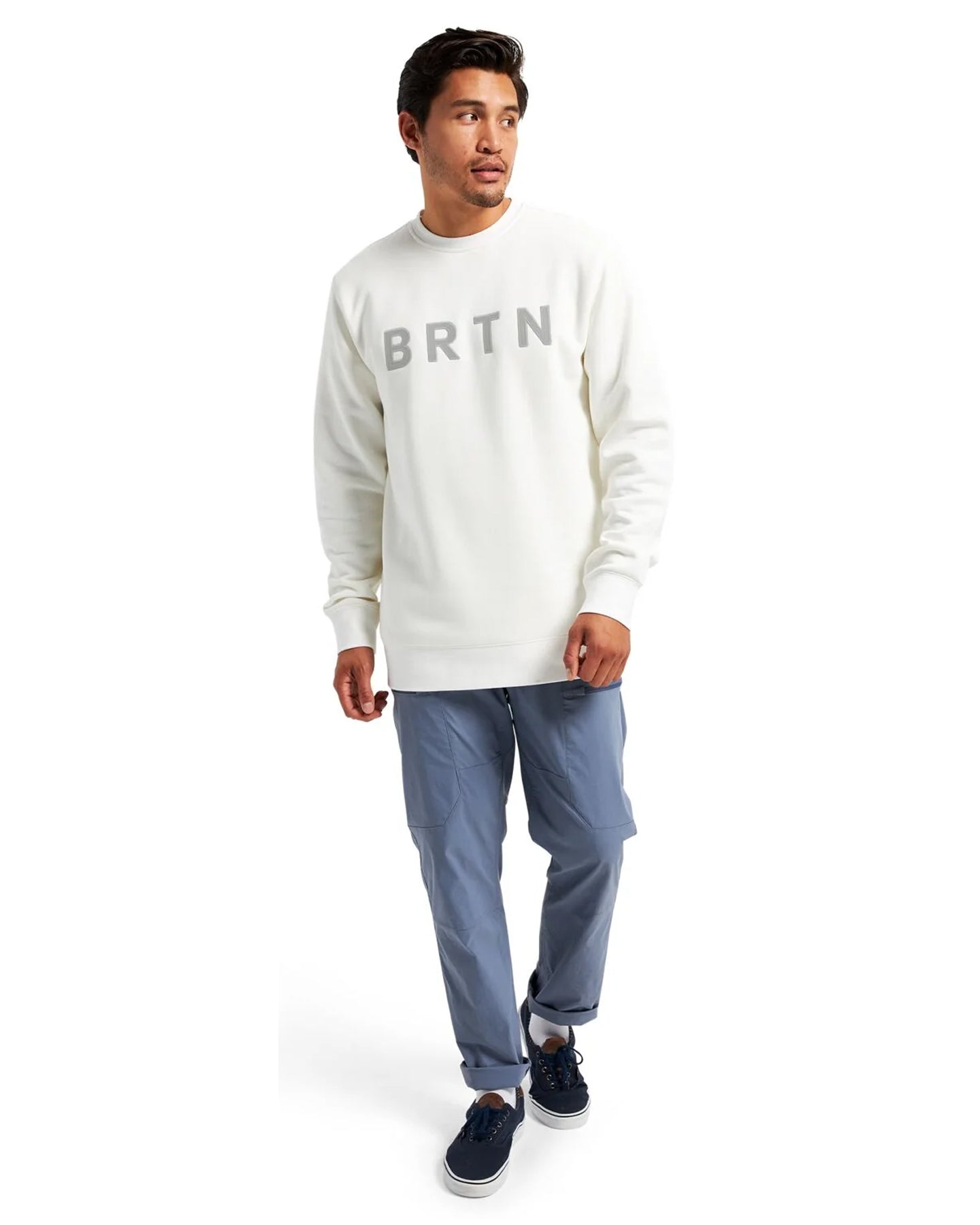 Burton Brtn Crewneck Sweatshirt Men's Crewnecks - Trojan Wake Ski Snow