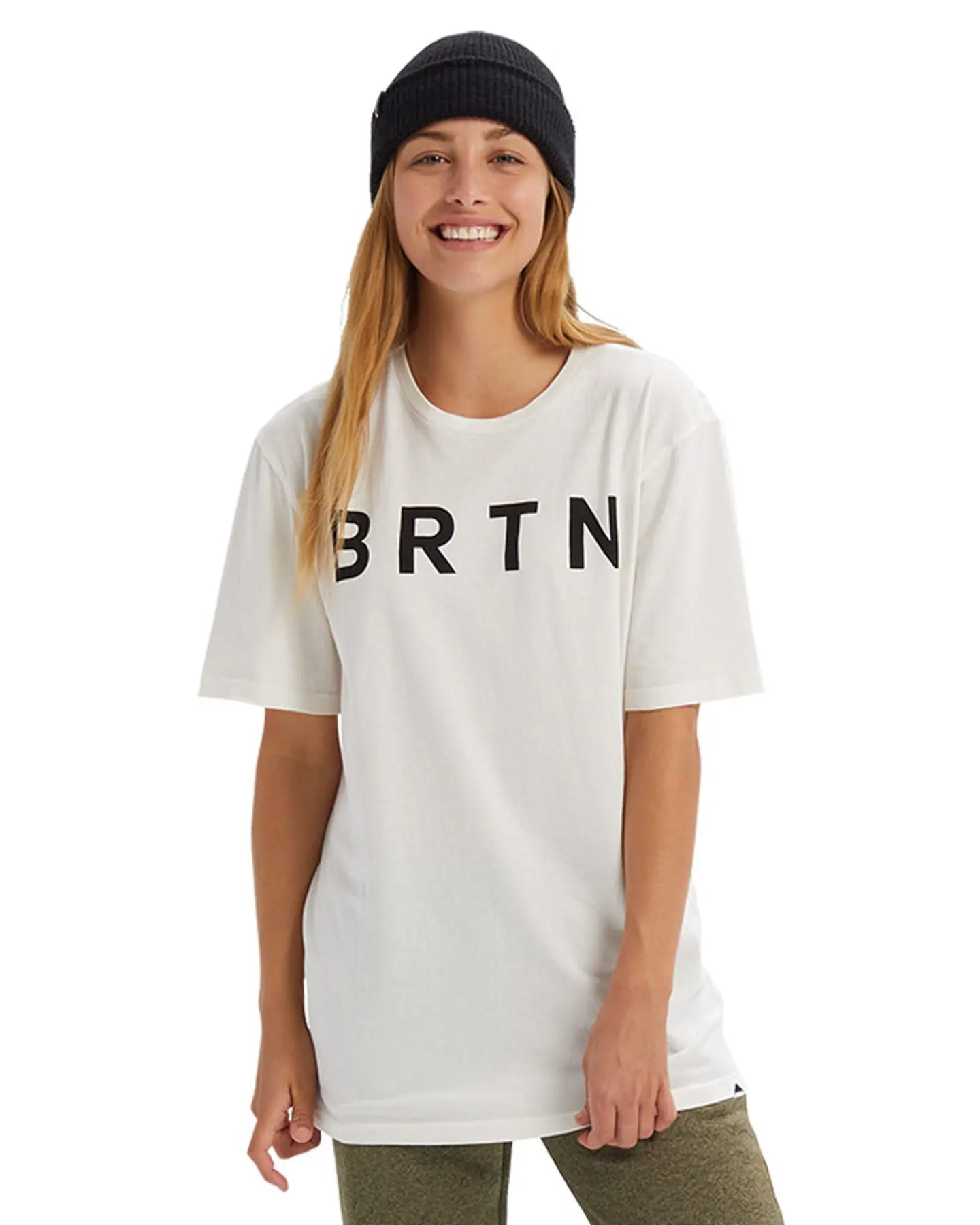 Burton Brtn Short Sleeve T-Shirt - Stout White Shirts & Tops - Trojan Wake Ski Snow