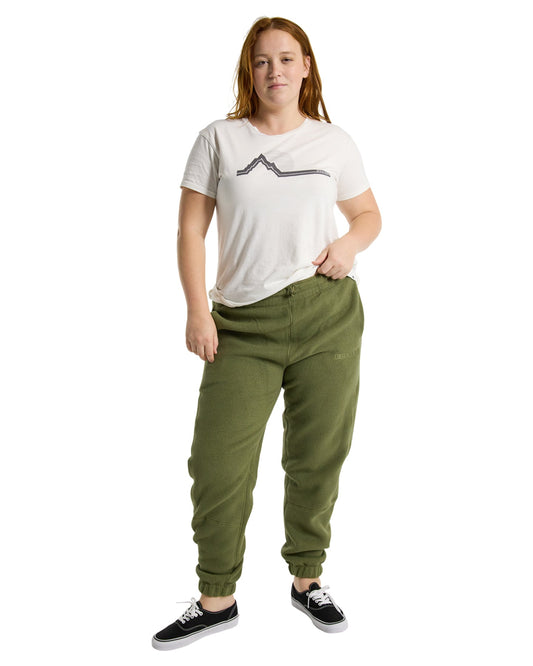Burton Cinder Pants - Forest Moss Unisex Pants - Trojan Wake Ski Snow