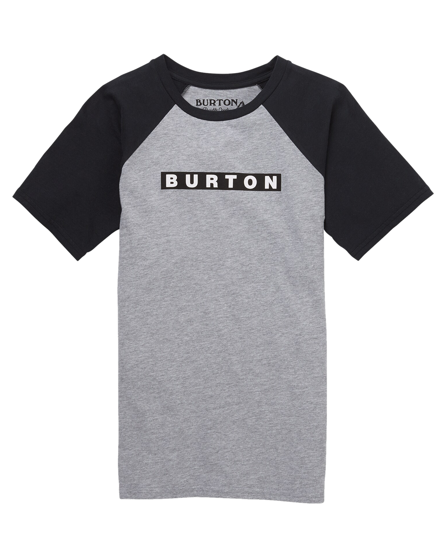 Burton Kids' Vault Short Sleeve T-Shirt - Gray Heather Shirts & Tops - Trojan Wake Ski Snow