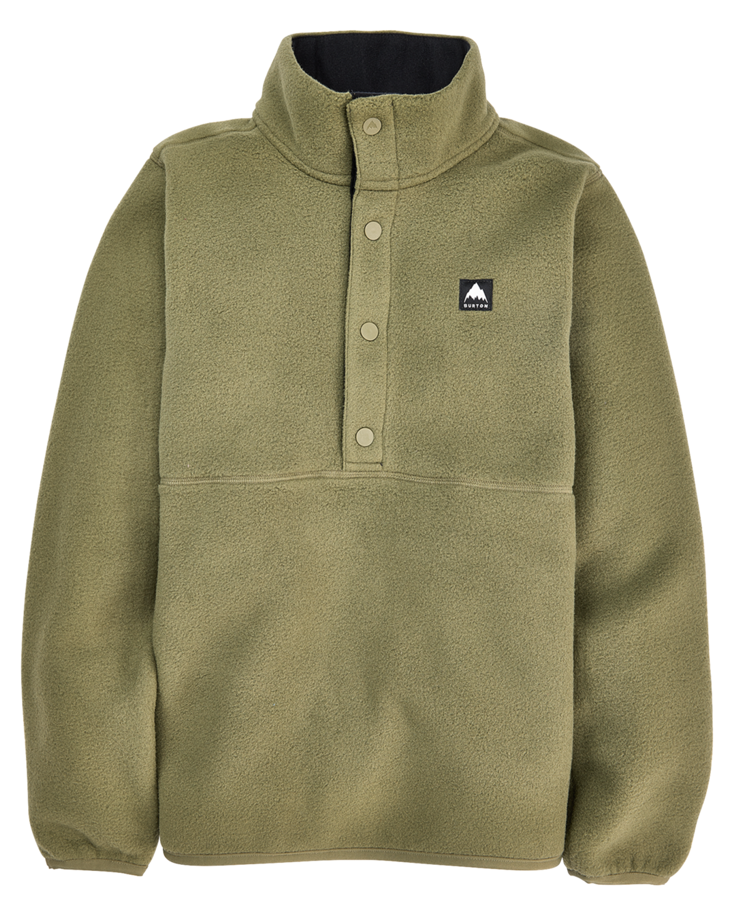 Burton Kids' Cinder Fleece Anorak - Forest Moss Hoodies & Sweatshirts - Trojan Wake Ski Snow