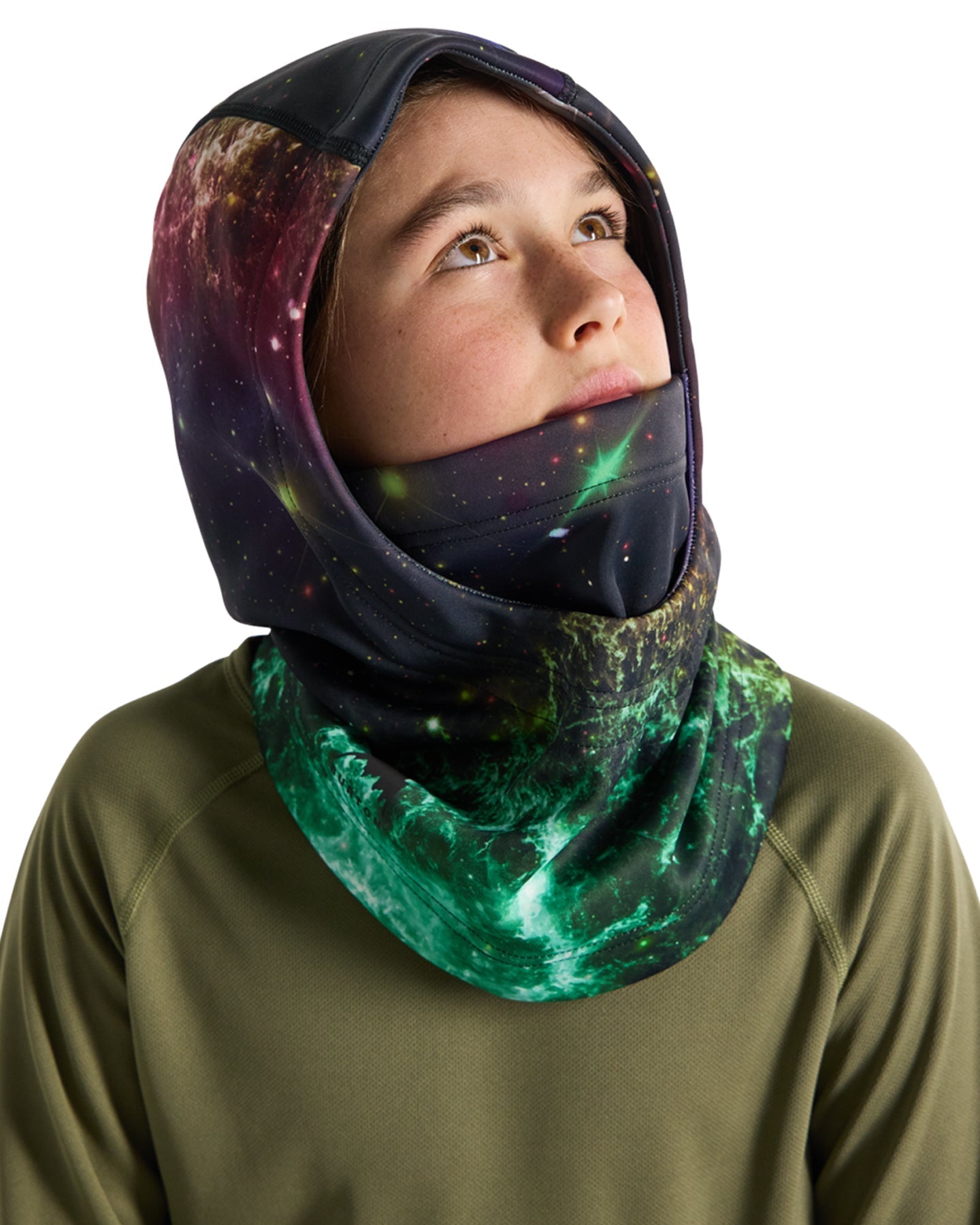 Burton Kids' Bonded Hood - Painted Planets Neck Warmers & Face Masks - SnowSkiersWarehouse