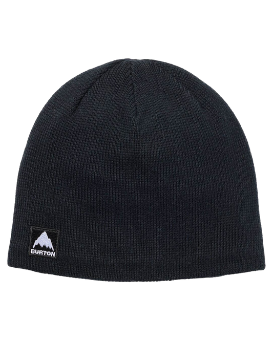 Burton Kids' Mountain High Fleece-Lined Beanie - True Black Beanies - Trojan Wake Ski Snow