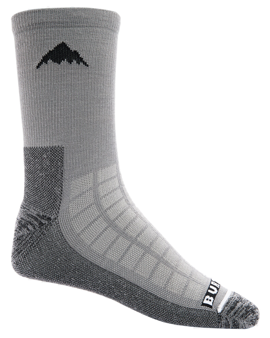 Burton Lightweight Crew Socks - Gray Heather Socks - Trojan Wake Ski Snow