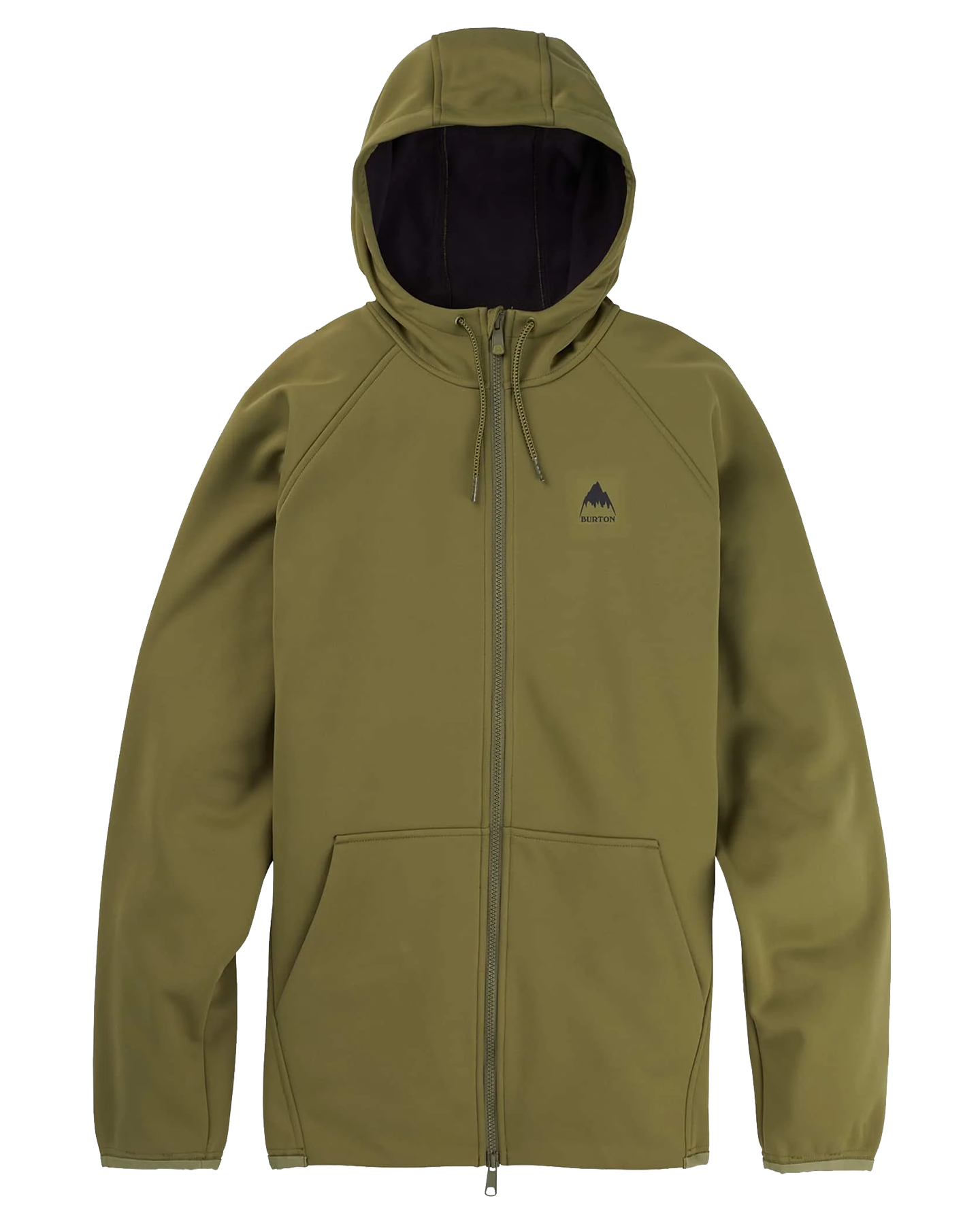 Burton Men's Crown Weatherproof Full-Zip Fleece - Martini Olive Hoodies & Sweatshirts - Trojan Wake Ski Snow