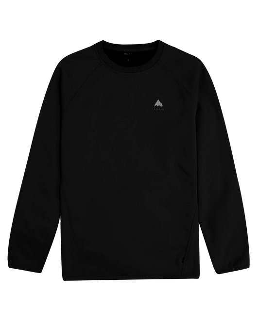 Burton Men's Crown Weatherproof Pullover Crewneck Fleece - True Black Hoodies & Sweatshirts - Trojan Wake Ski Snow