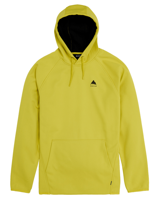 Burton Men's Crown Weatherproof Pullover Fleece - Sulfur Hoodies & Sweatshirts - Trojan Wake Ski Snow