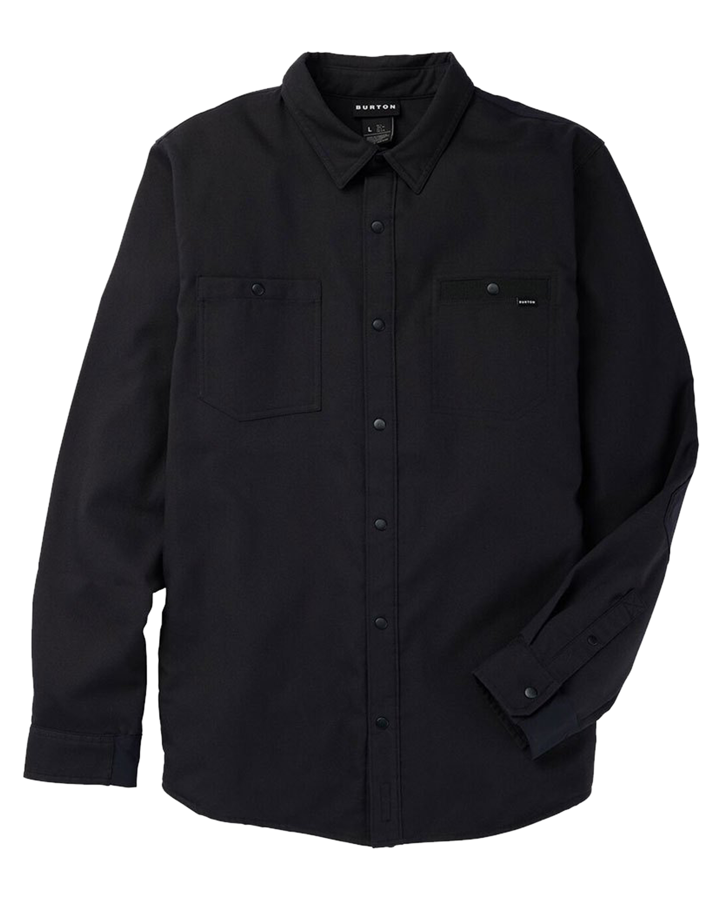 Burton Men's Favorite Performance Long Sleeve Flannel - True Black Shirts & Tops - SnowSkiersWarehouse