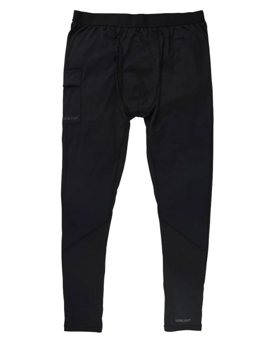 Burton Men's Midweight X Base Layer Pants - True Black Thermals - Trojan Wake Ski Snow