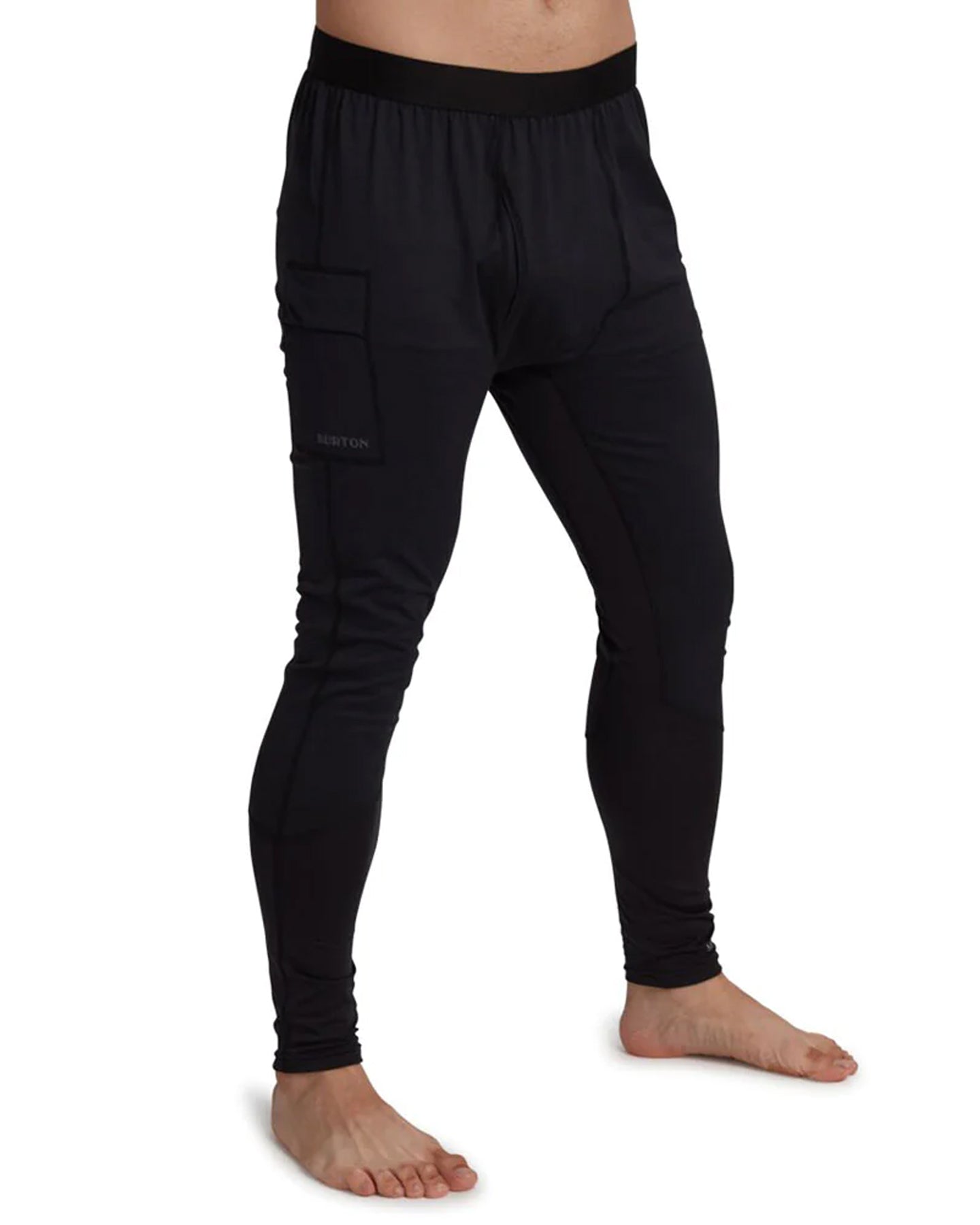 Burton Men's Midweight X Base Layer Pants - True Black Thermals - Trojan Wake Ski Snow