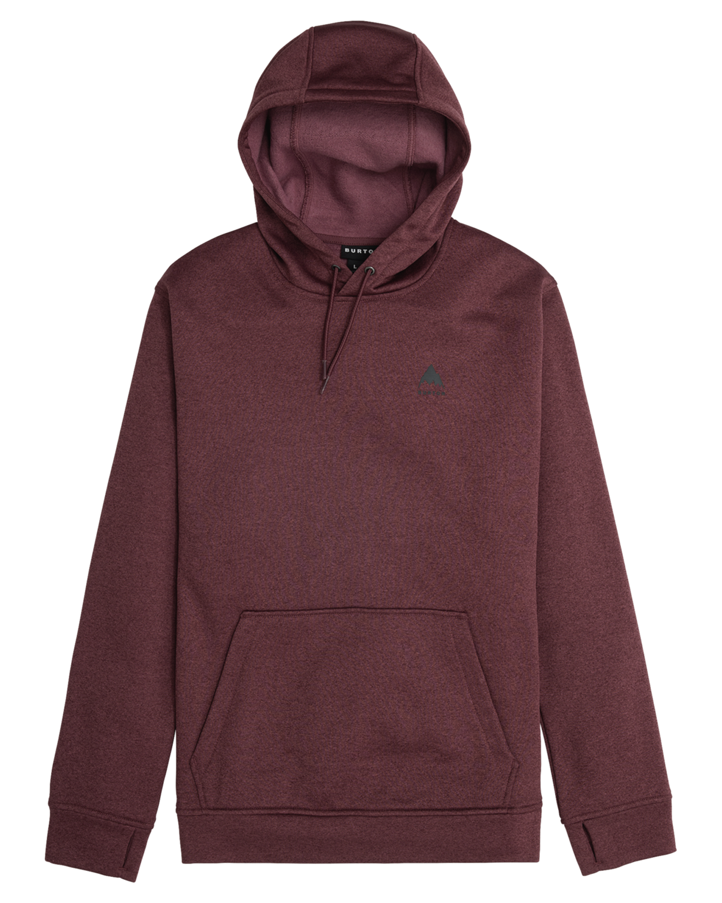 Burton Men's Oak Pullover Hoodie - Almandine Heather Hoodies & Sweatshirts - SnowSkiersWarehouse