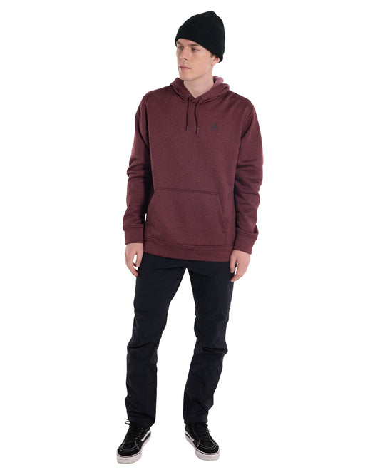 Burton Men's Oak Pullover Hoodie - Almandine Heather Hoodies & Sweatshirts - Trojan Wake Ski Snow