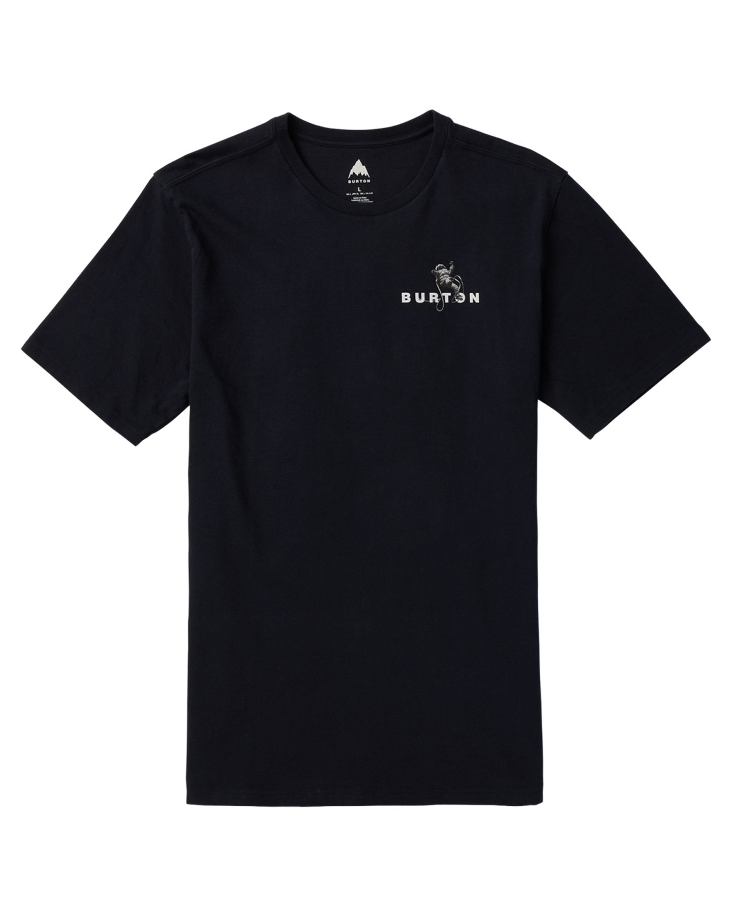 Burton Men's Process 24 Short Sleeve T-Shirt - True Black Shirts & Tops - Trojan Wake Ski Snow