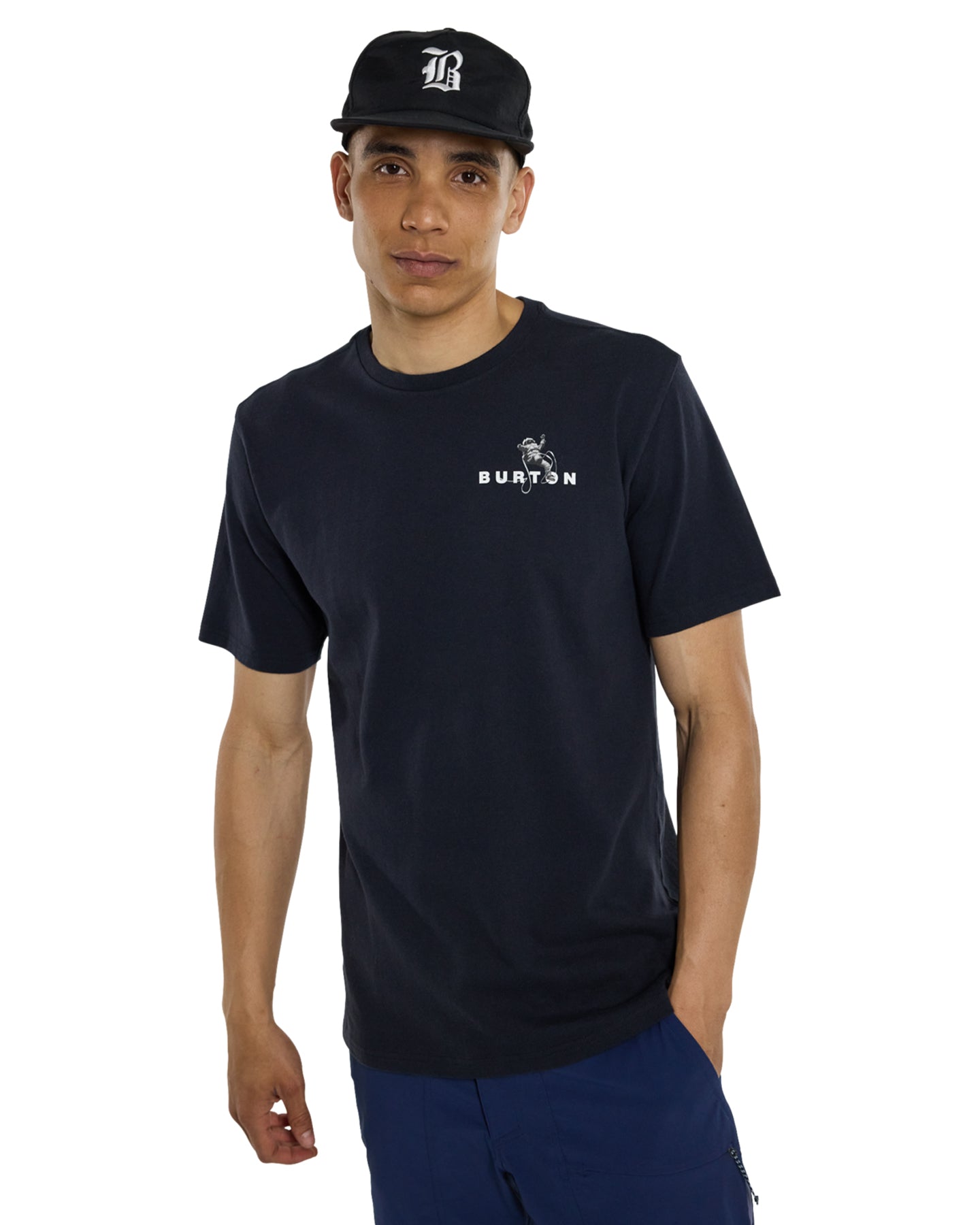 Burton Men's Process 24 Short Sleeve T-Shirt - True Black Shirts & Tops - Trojan Wake Ski Snow