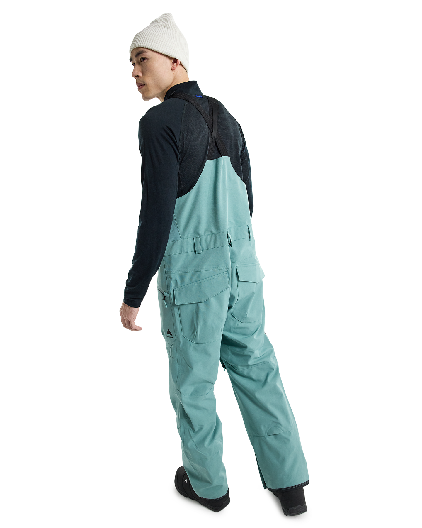Burton Men's Reserve 2L Bib Pants Rock Lichen Shop Snow Pants