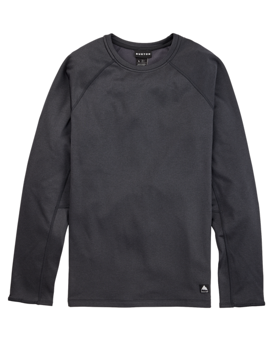 Burton Men's Stockrun Crewneck Fleece - True Black Hoodies & Sweatshirts - SnowSkiersWarehouse