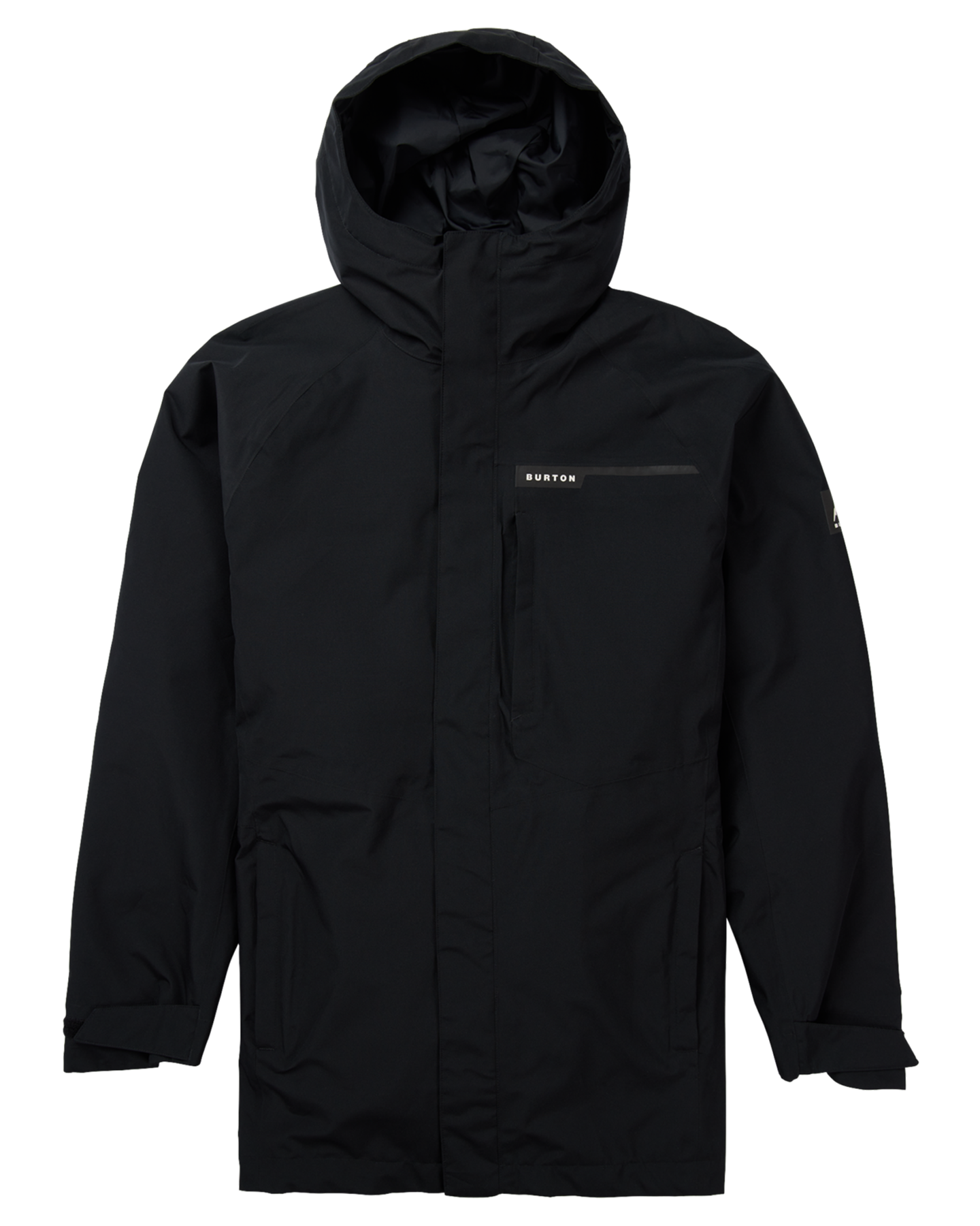 Burton Veridry 2L Rain Snow Jacket - True Black - 2023 Snow Jackets - Mens - SnowSkiersWarehouse