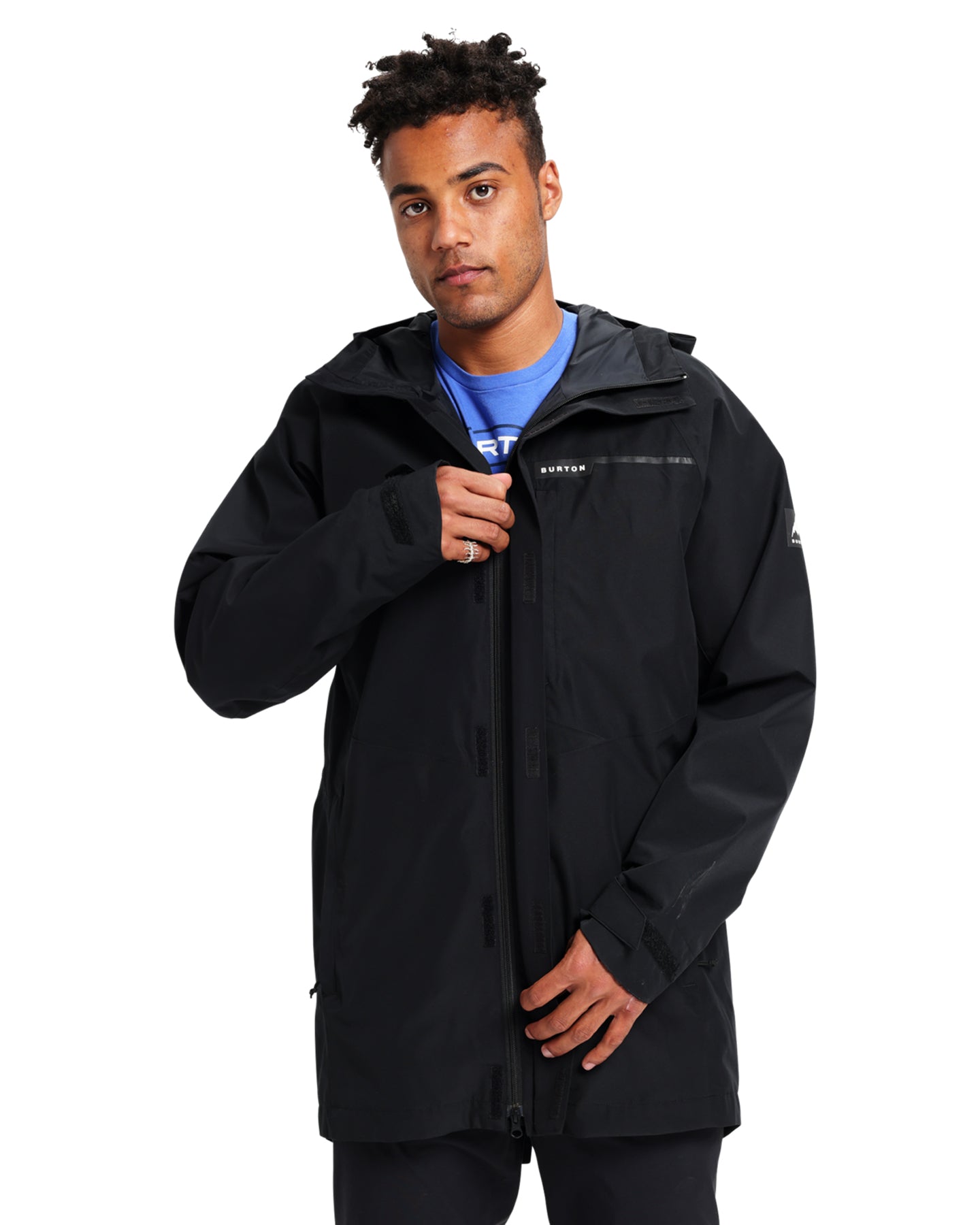 Burton Veridry 2L Rain Snow Jacket - True Black - 2023 Men's Snow Jackets - SnowSkiersWarehouse