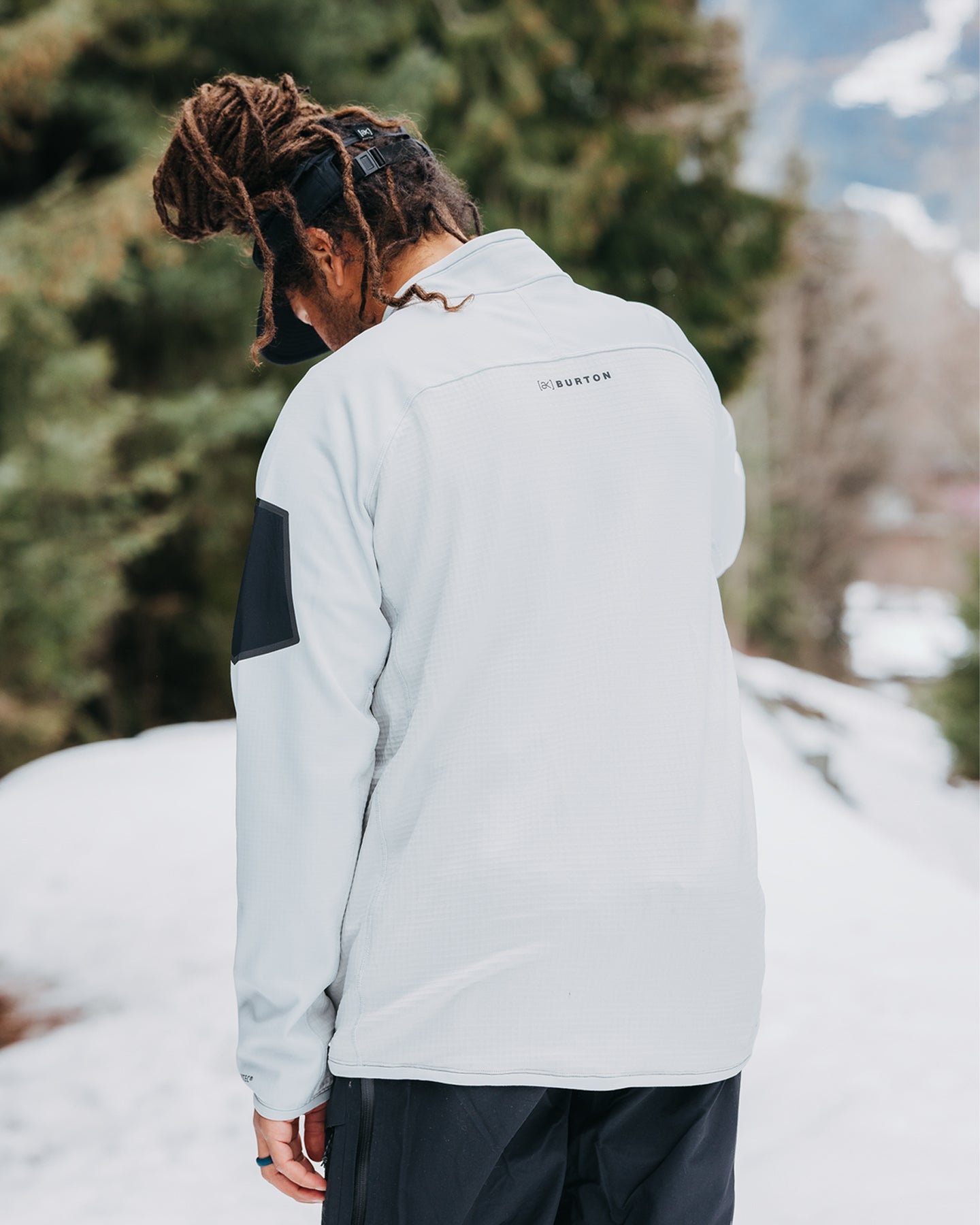 Burton ak shop grid hoodie