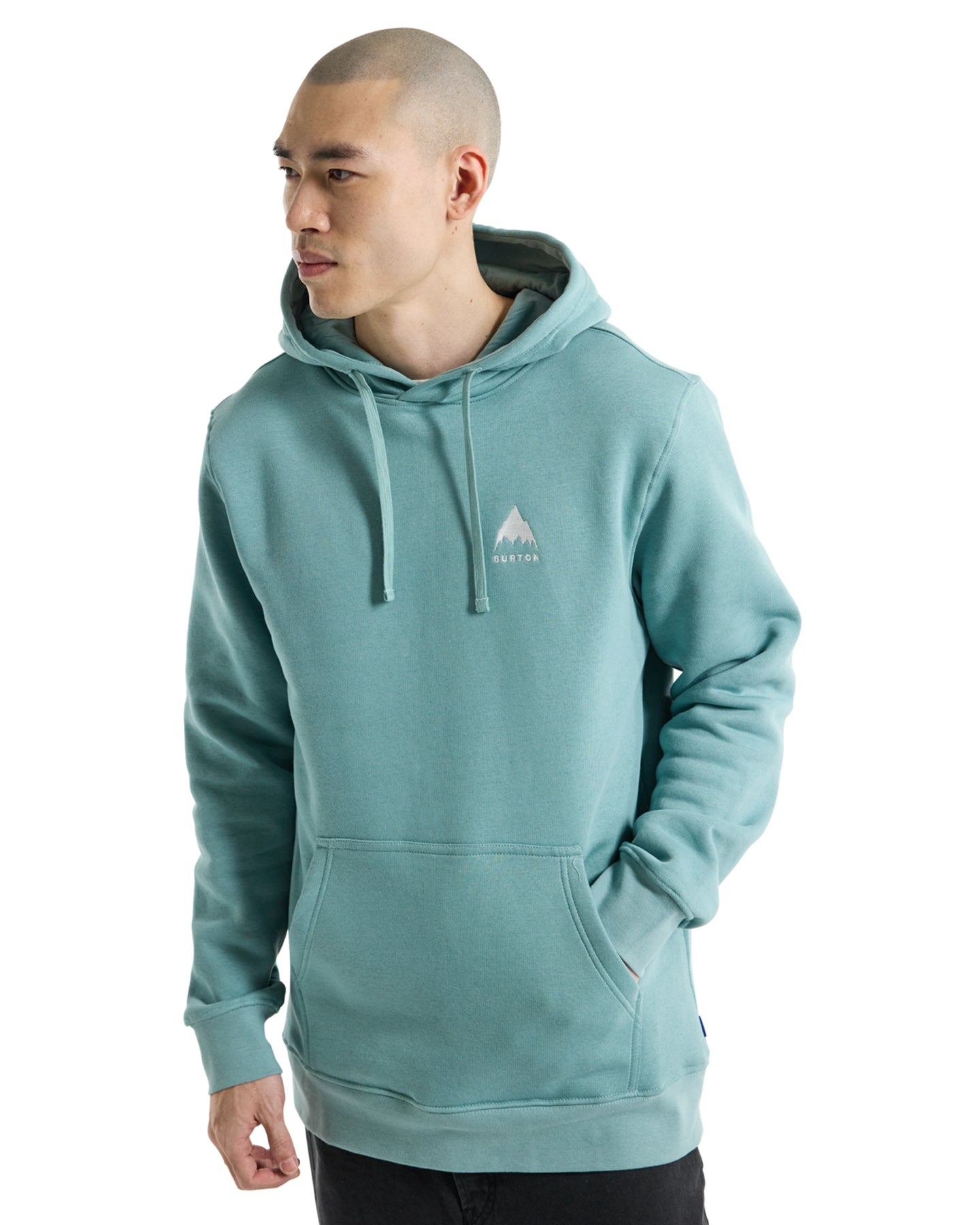 Burton Mountain Pullover Hoodie - Rock Lichen Hoodies & Sweatshirts - SnowSkiersWarehouse