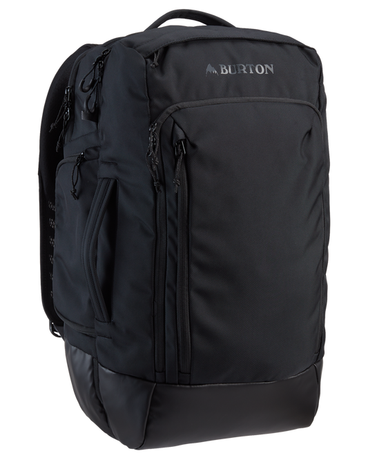Burton Multipath 27L Travel Pack - True Black Ballistic Luggage Bags - SnowSkiersWarehouse