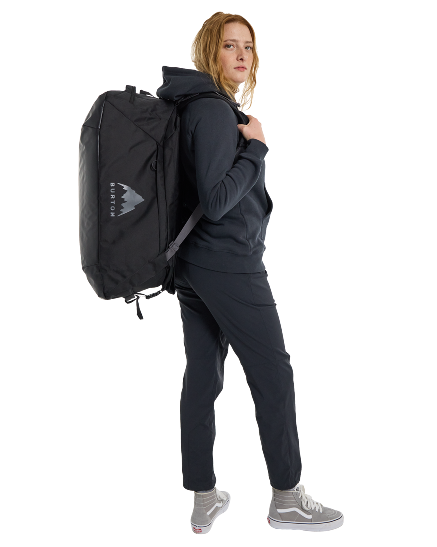 Burton Multipath 60L Expandable Duffel Bag - True Black Ballistic Luggage Bags - SnowSkiersWarehouse