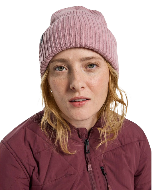 Burton Recycled Rib Beanie - Powder Blush Unisex Beanies - Trojan Wake Ski Snow