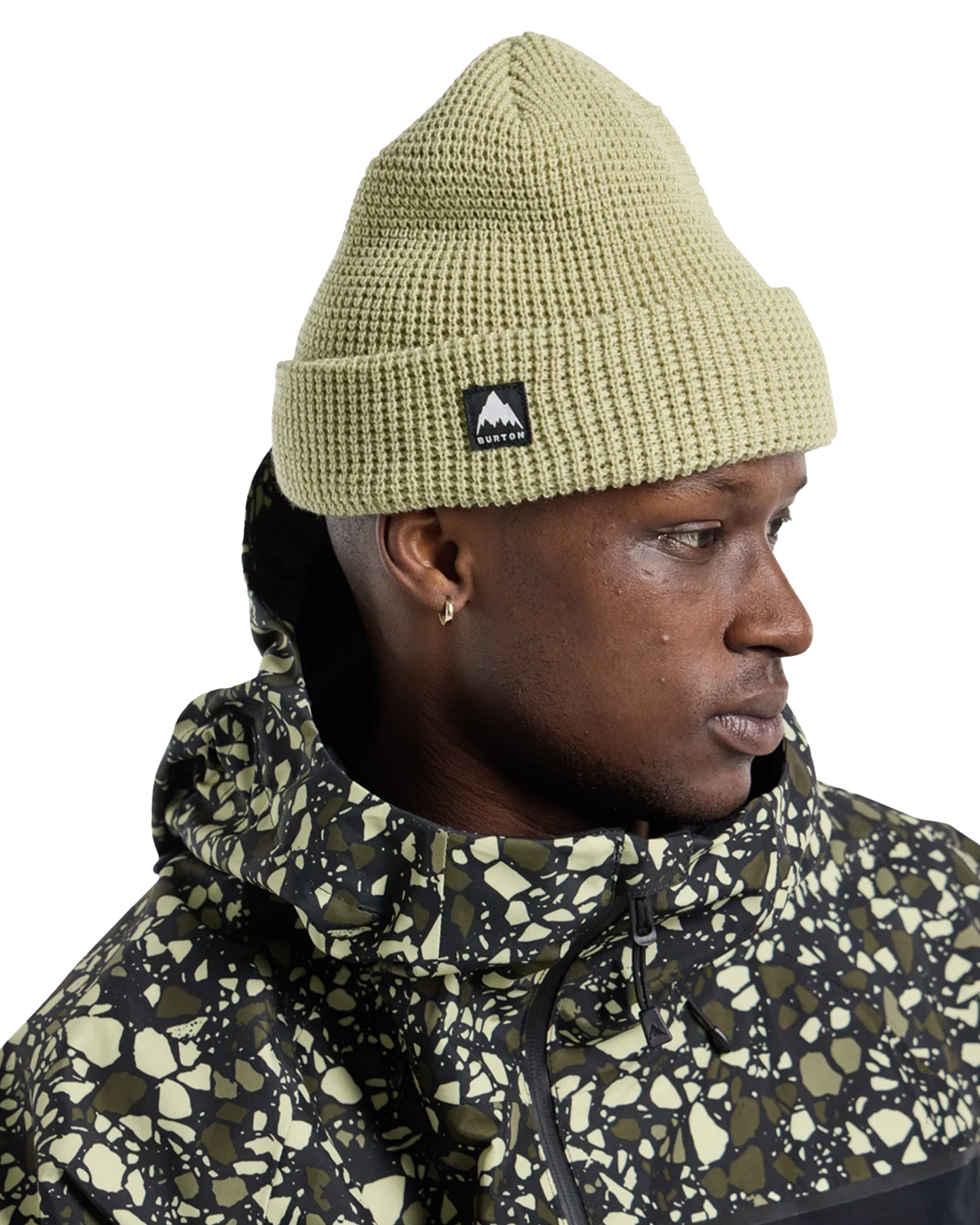 Burton Recycled Waffle Beanie - Mushroom Beanies - Trojan Wake Ski Snow