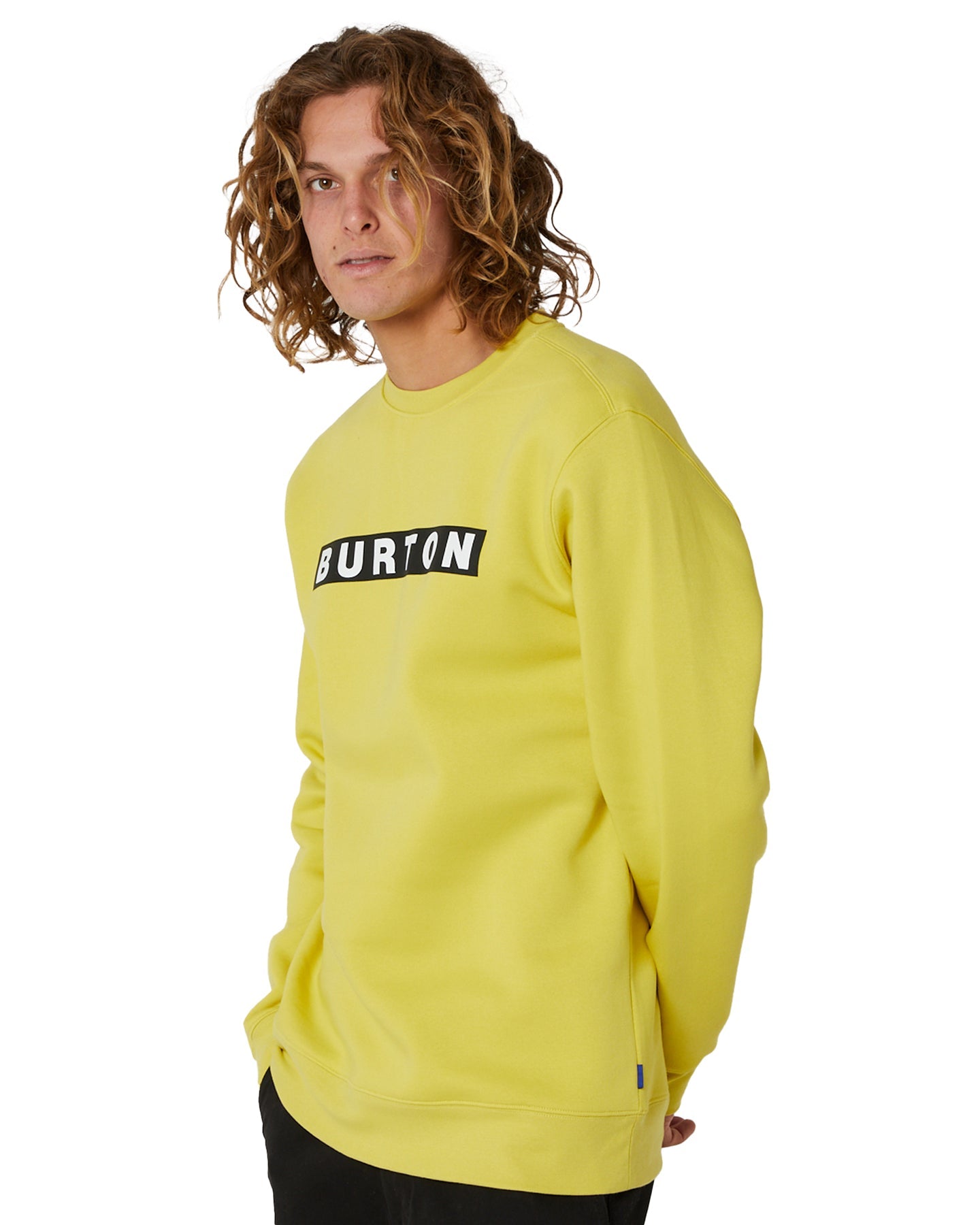 Burton Vault Crewneck Sweatshirt - Sulfur Hoodies & Sweatshirts - Trojan Wake Ski Snow