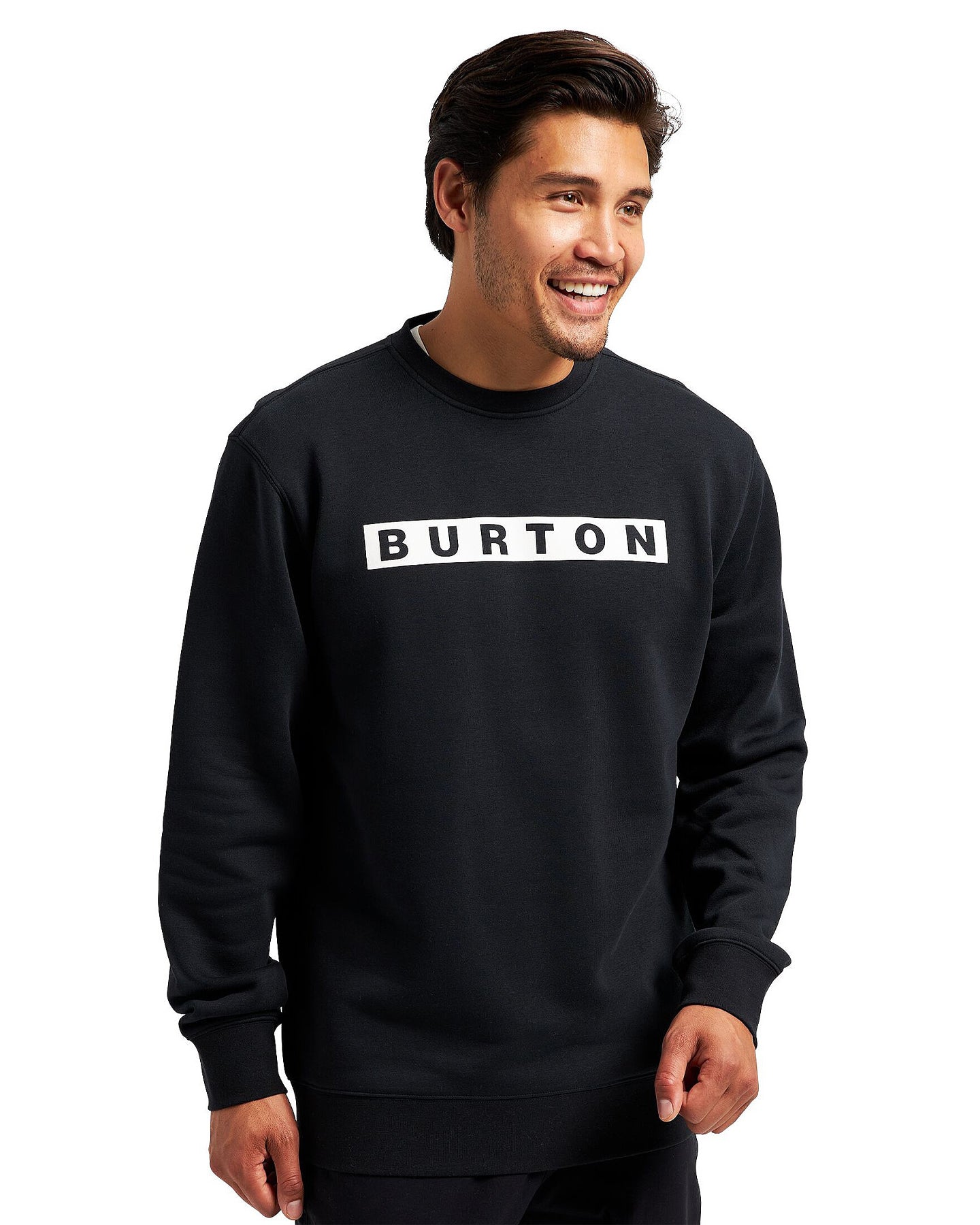 Burton Vault Crew Sweatshirt - True Black - 2022 Hoodies & Sweatshirts - SnowSkiersWarehouse